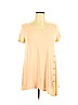 Misia Pink Short Sleeve Top Size 1X - photo 1