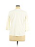 Basic Editions 100% Cotton Ivory 3/4 Sleeve Top Size XL - photo 2