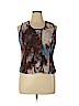 DressBarn Brown Sleeveless Top Size XL - photo 1