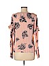 BP. 100% Rayon Pink Long Sleeve Blouse Size M - photo 2