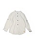 Zara 100% Cotton White Long Sleeve Button-Down Shirt Size 6 - photo 1
