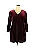Susan Graver Burgundy 3/4 Sleeve Top Size XL - photo 1