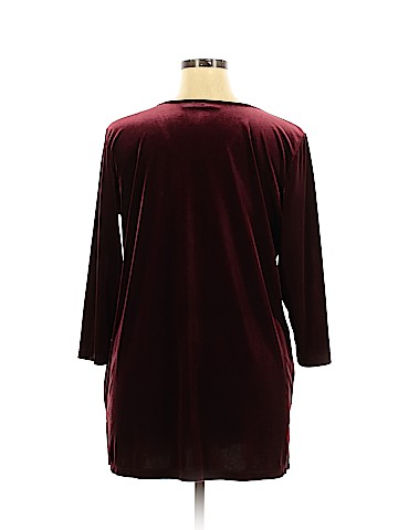 Susan Graver 3/4 Sleeve Top (view 2)