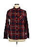 Old Navy 100% Cotton Red Long Sleeve Button-Down Shirt Size XL - photo 1