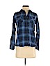 Eddie Bauer 100% Cotton Blue Long Sleeve Button-Down Shirt Size S (petite) - photo 1