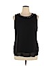 Violet & Claire 100% Polyester Black Sleeveless Blouse Size XL - photo 1