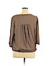 Fred David 100% Polyester Brown 3/4 Sleeve Blouse Size XL - photo 2