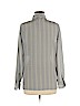 Reiss 100% Silk Gray Long Sleeve Silk Top Size 6 - photo 2