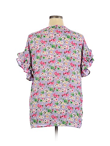 White Birch Short Sleeve Blouse (view 2)