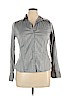 H&M Gray Long Sleeve Button-Down Shirt Size 14 - photo 1