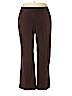 Venezia Jeans Clothing Co. 100% Polyester Brown Dress Pants Size 20 - photo 1