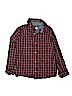 OshKosh B'gosh 100% Cotton Plaid Blue Long Sleeve Button-Down Shirt Size 14 - photo 1