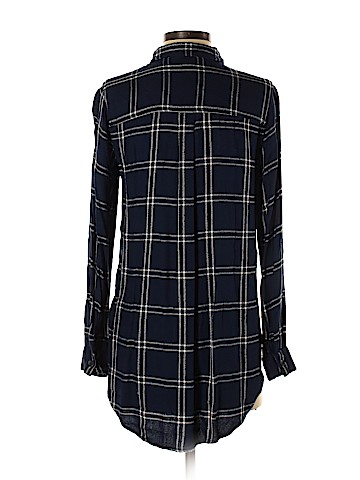Topshop Long Sleeve Button-Down Shirt (view 2)