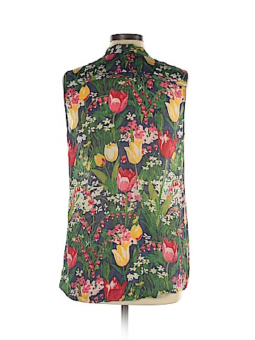 Tory Burch Sleeveless Silk Top (view 2)
