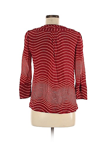 Tory Burch 3/4 Sleeve Silk Top (view 2)
