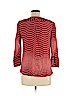 Tory Burch 100% Silk Red 3/4 Sleeve Silk Top Size 6 - photo 2