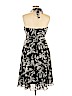 White House Black Market 100% Polyester Black Casual Dress Size 14 - photo 2
