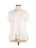 Maurices Ivory Short Sleeve Top Size XL - photo 1