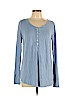 Aerie Blue Long Sleeve Henley Size L - photo 1