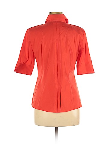 Lafayette 148 New York Short Sleeve Button-Down Shirt (view 2)