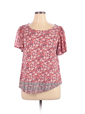 Lucky Brand Short Sleeve Blouse (view 1)