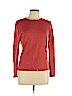 Neiman Marcus 100% Cashmere Orange Cashmere Pullover Sweater Size L - photo 1