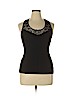 INC International Concepts Black Sleeveless Top Size XL - photo 1