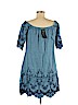 New Look 100% Lyocell Blue Casual Dress Size 6 - photo 2