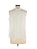 Ann Taylor 100% Polyester White Sleeveless Blouse Size M (petite) - photo 2