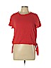Madewell 100% Cotton Red Short Sleeve Top Size L - photo 1