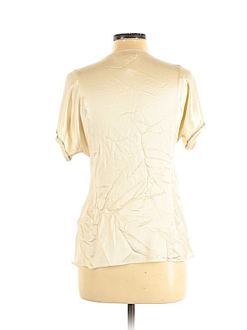 Burning Torch Short Sleeve Silk Top (view 2)