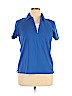 Laura Scott 100% Cotton Blue Short Sleeve T-Shirt Size XL - photo 1