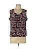 Kasper Red Sleeveless Top Size L (petite) - photo 1