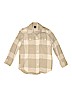 Gap Kids 100% Cotton Green Long Sleeve Button-Down Shirt Size 6 - 7 - photo 1