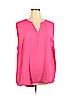 Ava & Viv 100% Polyester Pink Sleeveless Blouse Size 4X - photo 1