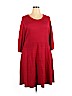 Lane Bryant Red Casual Dress Size 28 - 26 Plus - photo 1