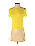 Alice + Olivia Yellow Short Sleeve T-Shirt Size XS - photo 1