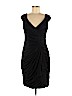 Aidan Mattox 100% Polyester Black Cocktail Dress Size 8 - photo 1
