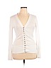 Zenana Outfitters White Cardigan Size XL - photo 1