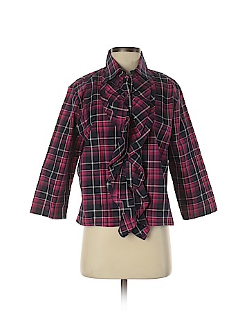 Lorenzini 3/4 Sleeve Button-Down Shirt (view 1)