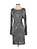 Haute Hippie 100% Modal Gray Casual Dress Size XS - photo 1