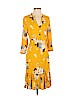 Old Navy 100% Polyester Yellow Casual Dress Size S (petite) - photo 1
