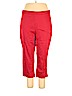Catherines Red Casual Pants Size 1X - photo 1
