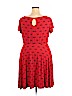 Torrid Red Casual Dress Size 2X Plus (2) - photo 2