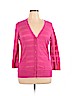 Ann Taylor LOFT Pink Cardigan Size XL - photo 1