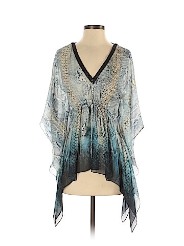 Roberto Cavalli Short Sleeve Silk Top (view 1)
