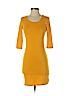 H&M Yellow Casual Dress Size 2 - photo 1