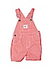 Carter's 100% Cotton Red Overall Shorts 9-12 MO / 12 MO - photo 1