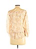 Candie's 100% Polyester Ivory 3/4 Sleeve Blouse Size L - photo 2