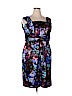 DM Donna Morgan 100% Polyester Blue Cocktail Dress Size 18 W - photo 1